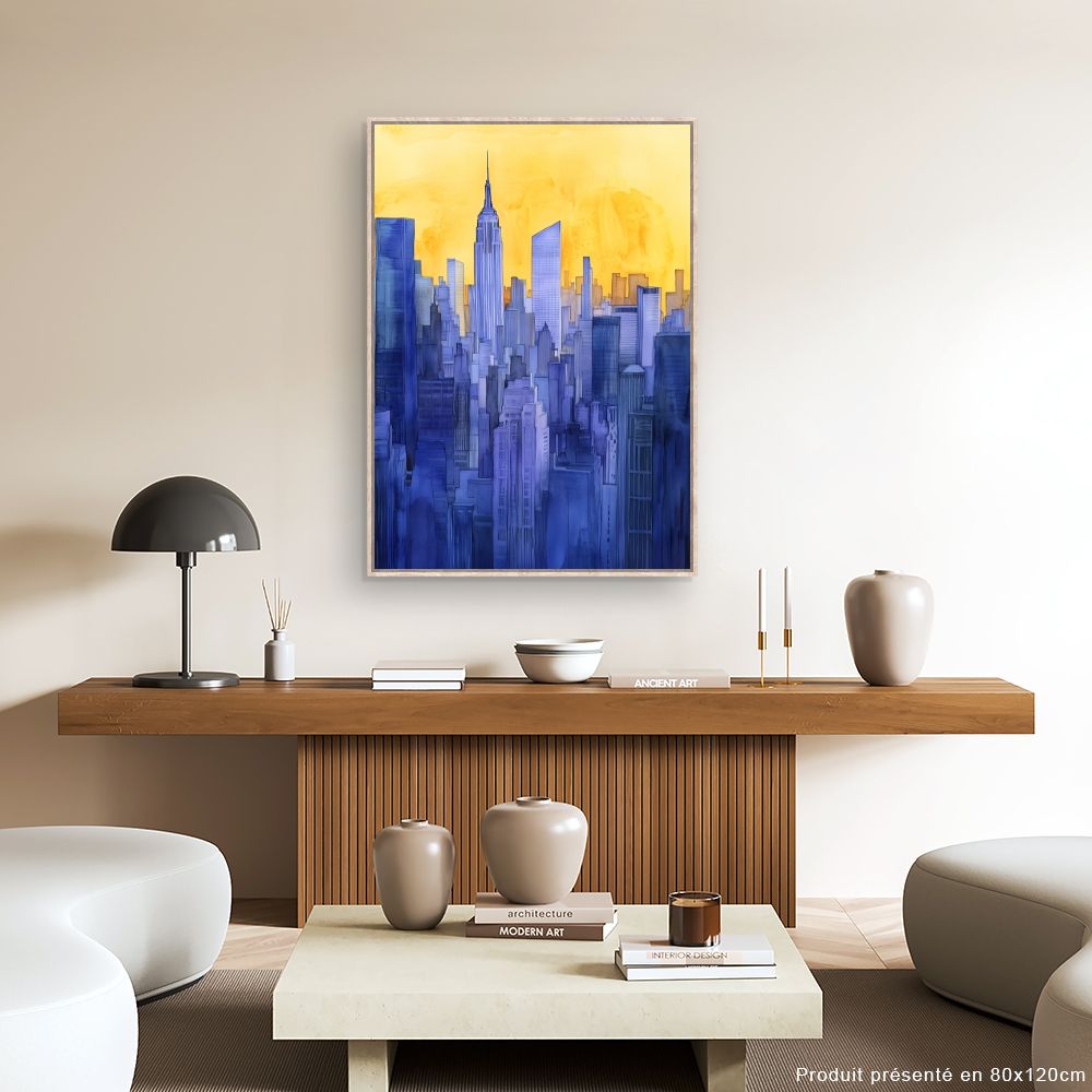 Toile "Horizons urbains captivants"