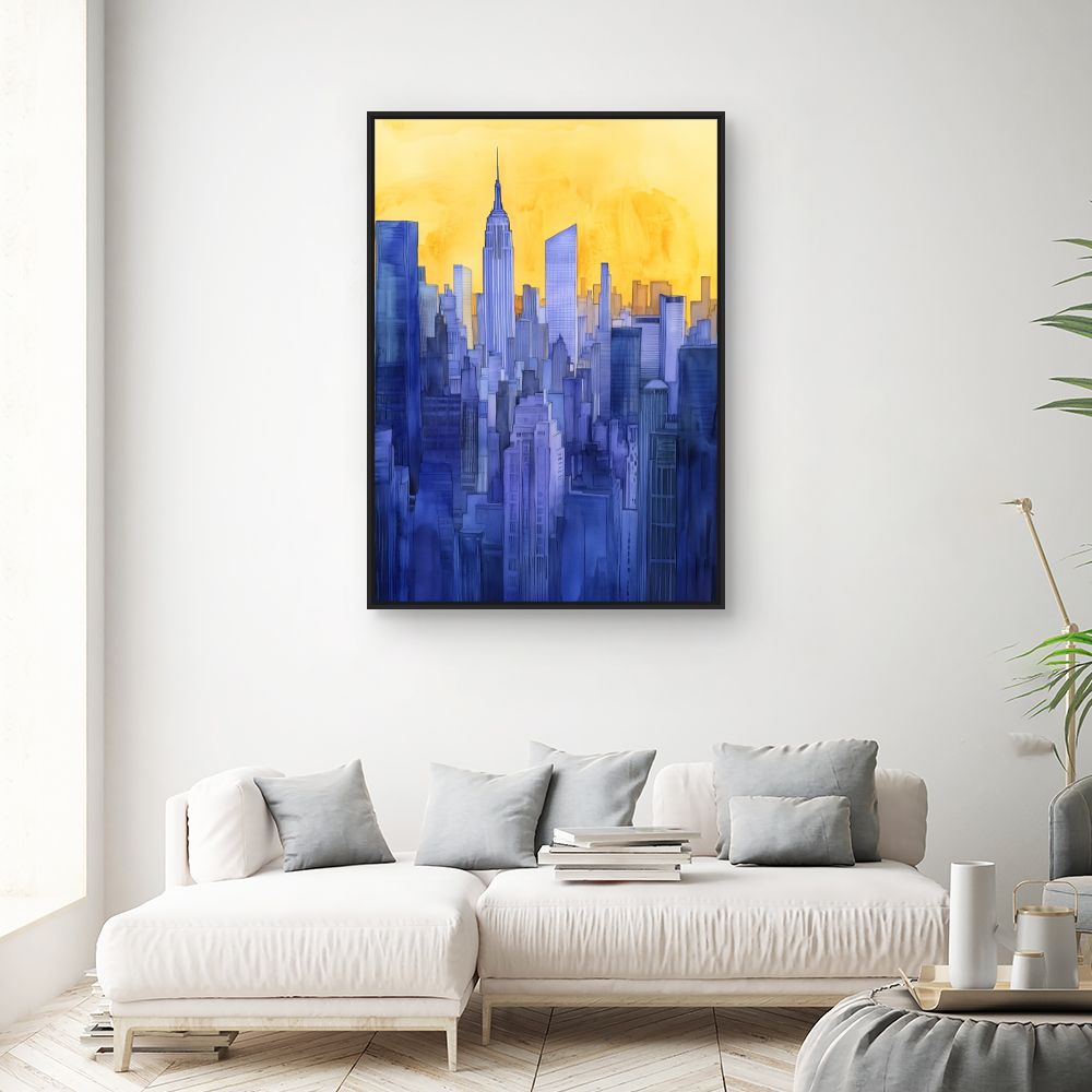 Toile "Horizons urbains captivants"