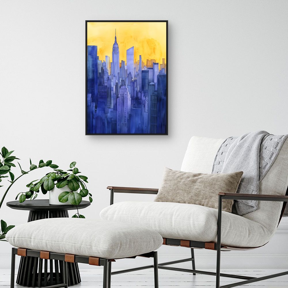 Toile "Horizons urbains captivants"