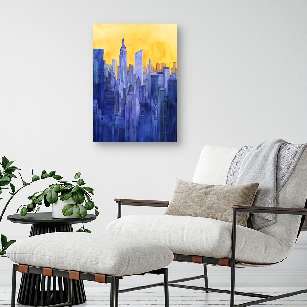 Toile "Horizons urbains captivants"