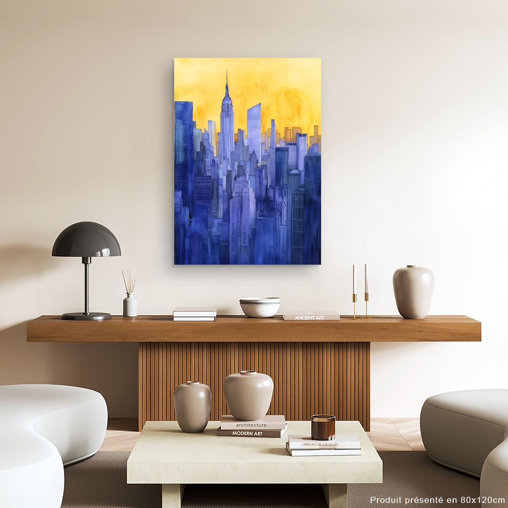 Toile "Horizons urbains captivants"