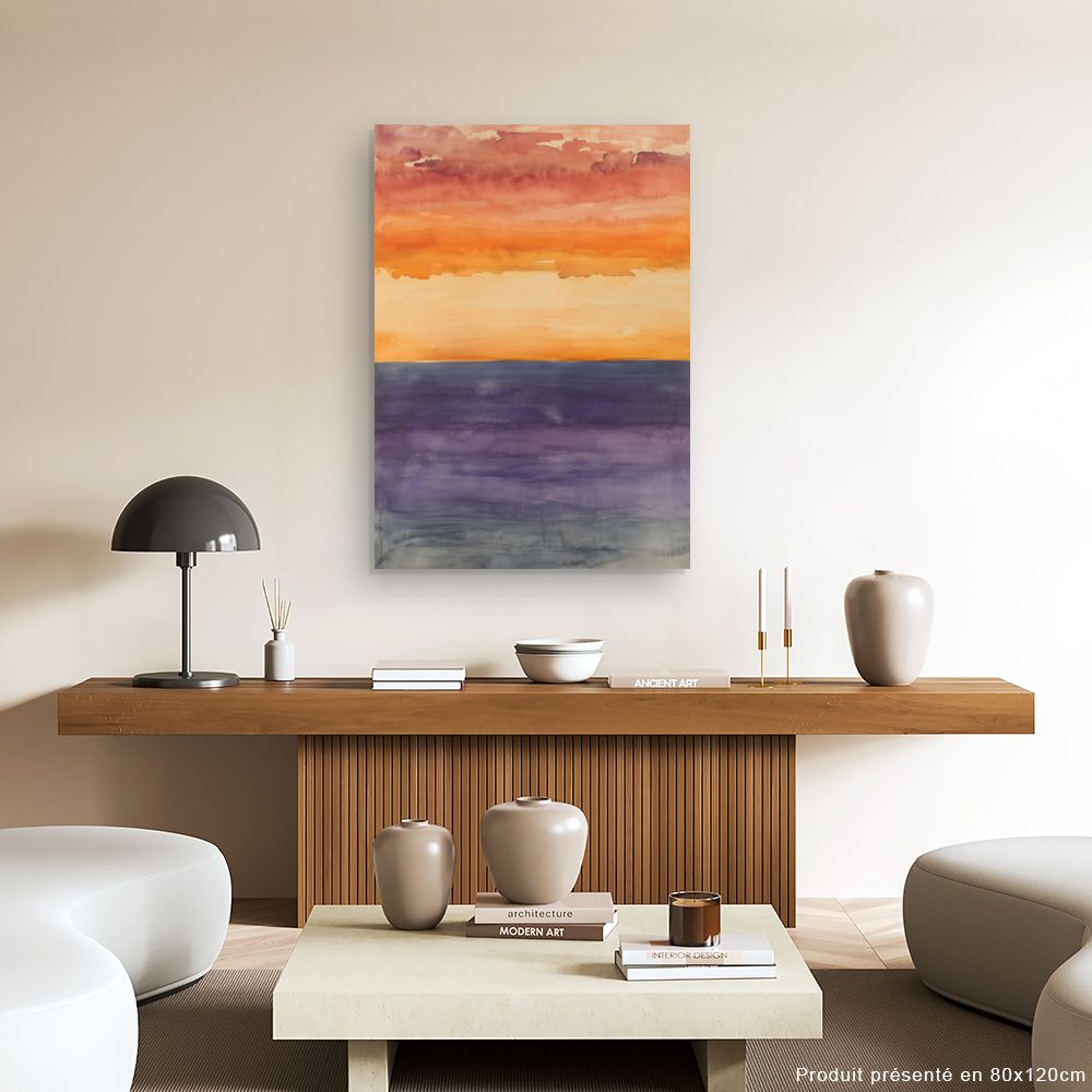 Toile "Coucher de soleil"