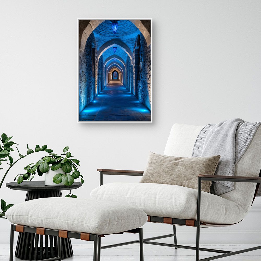 Toile "Passage illuminé mystique"