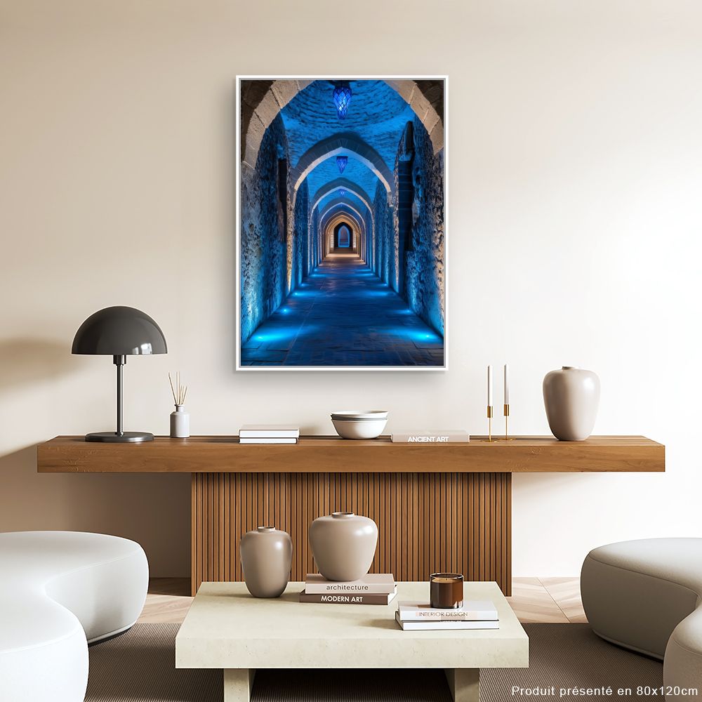 Toile "Passage illuminé mystique"