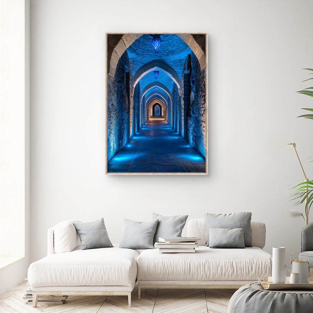 Toile "Passage illuminé mystique"