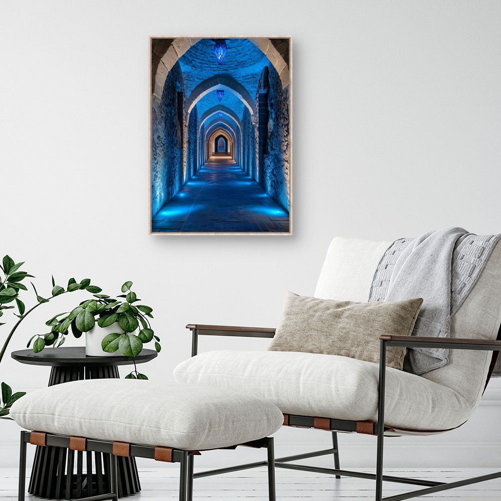 Toile "Passage illuminé mystique"