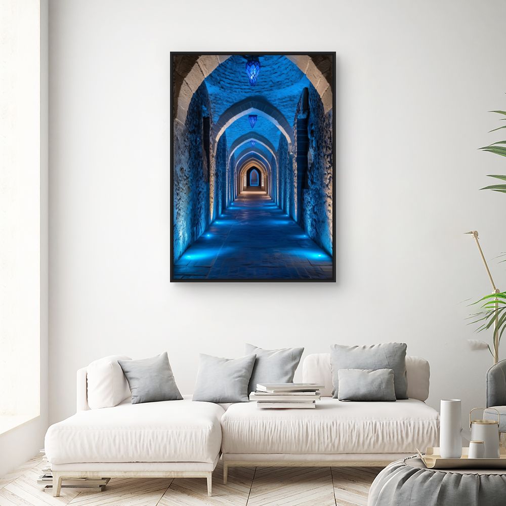 Toile "Passage illuminé mystique"