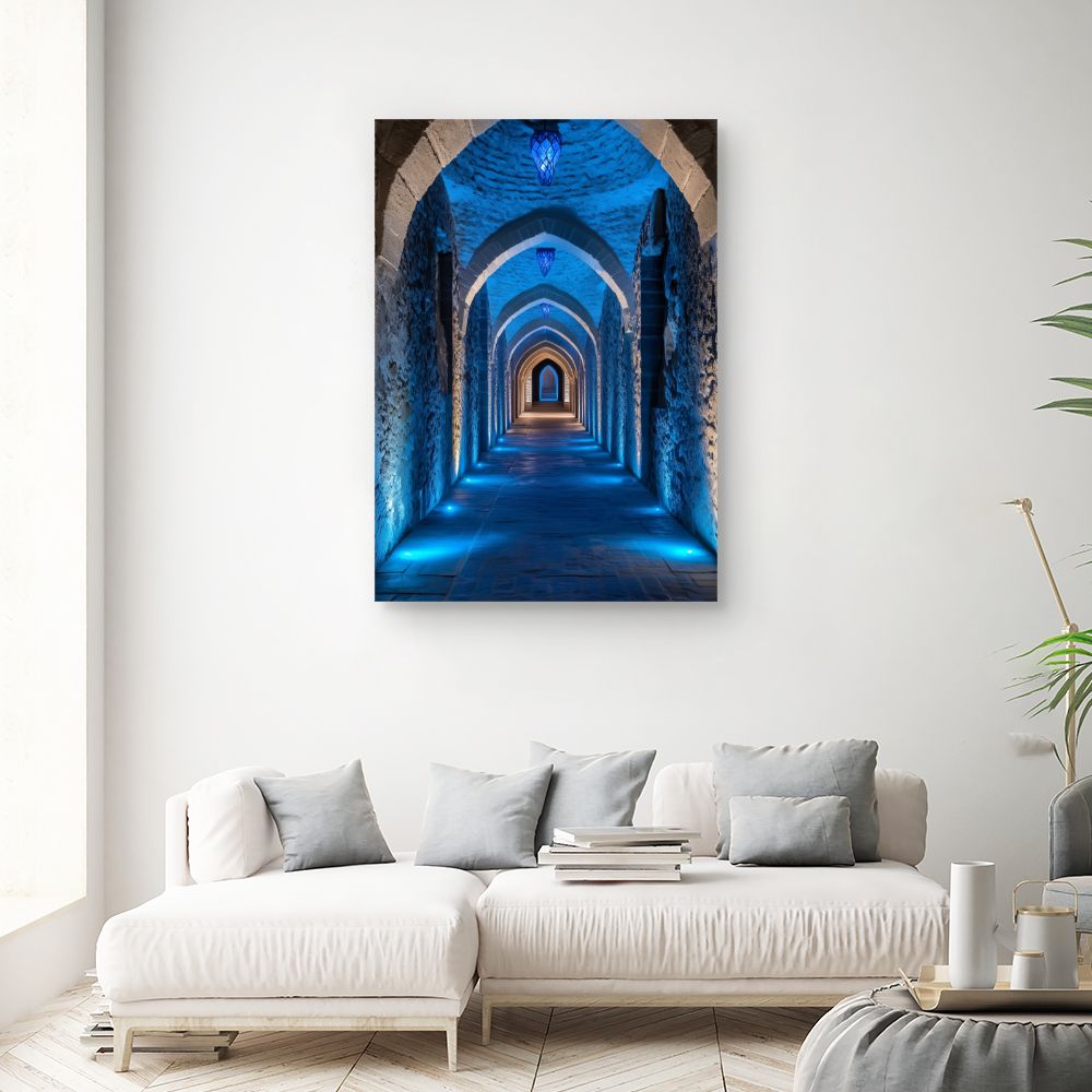 Toile "Passage illuminé mystique"