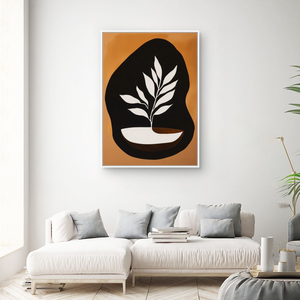 Toile "Élégance botanique moderne"