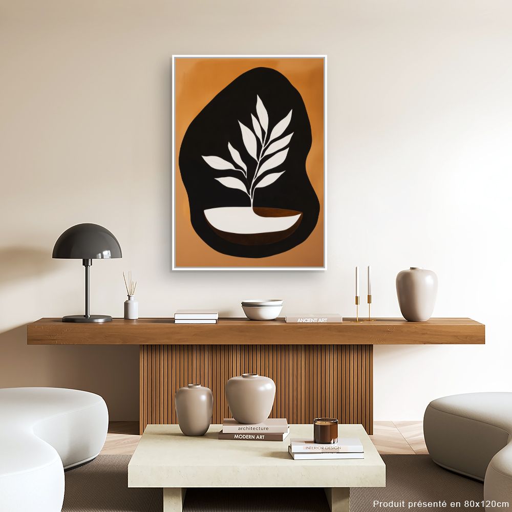 Toile "Élégance botanique moderne"