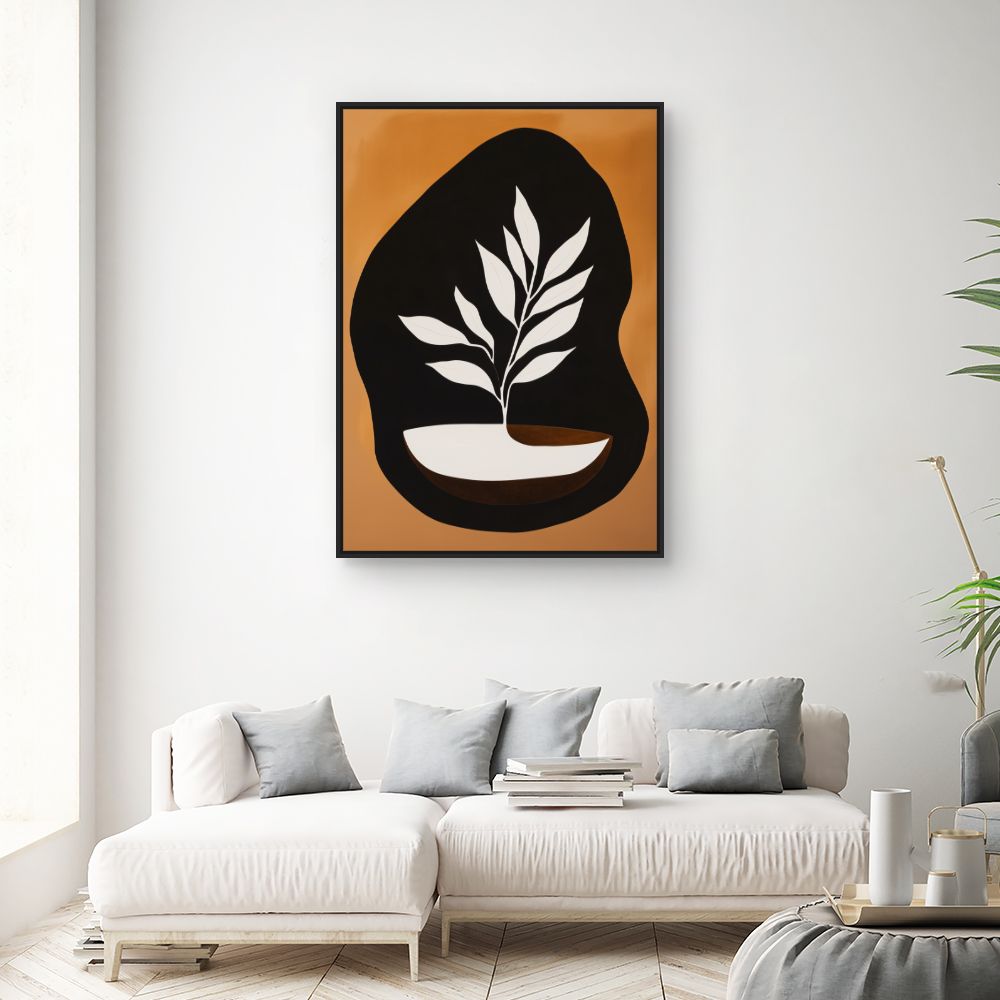 Toile "Élégance botanique moderne"