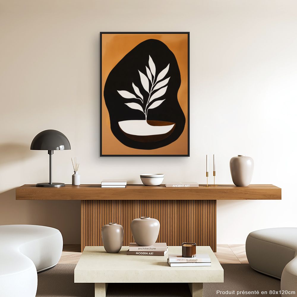 Toile "Élégance botanique moderne"