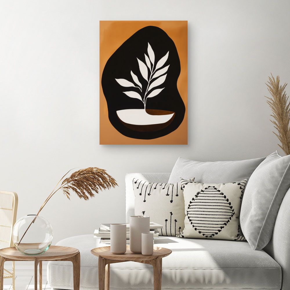 Toile "Élégance botanique moderne"