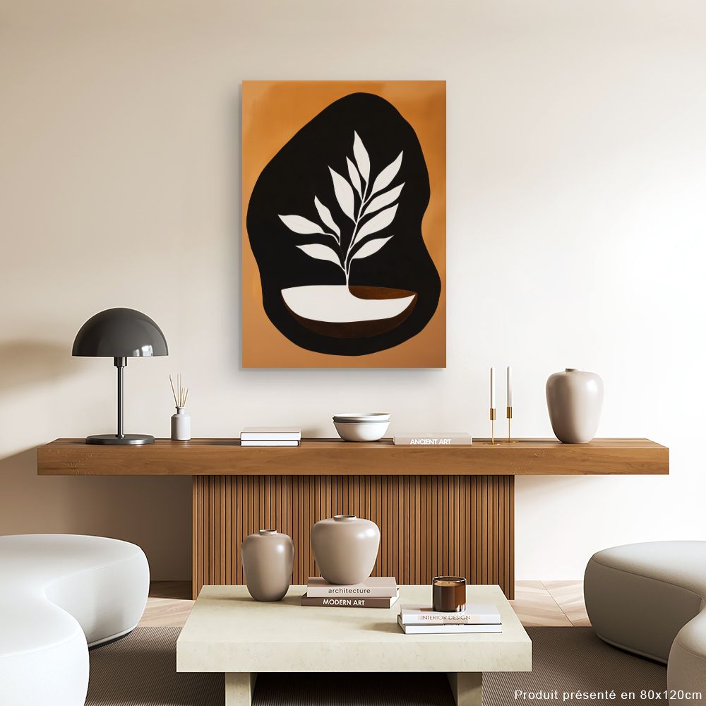 Toile "Élégance botanique moderne"