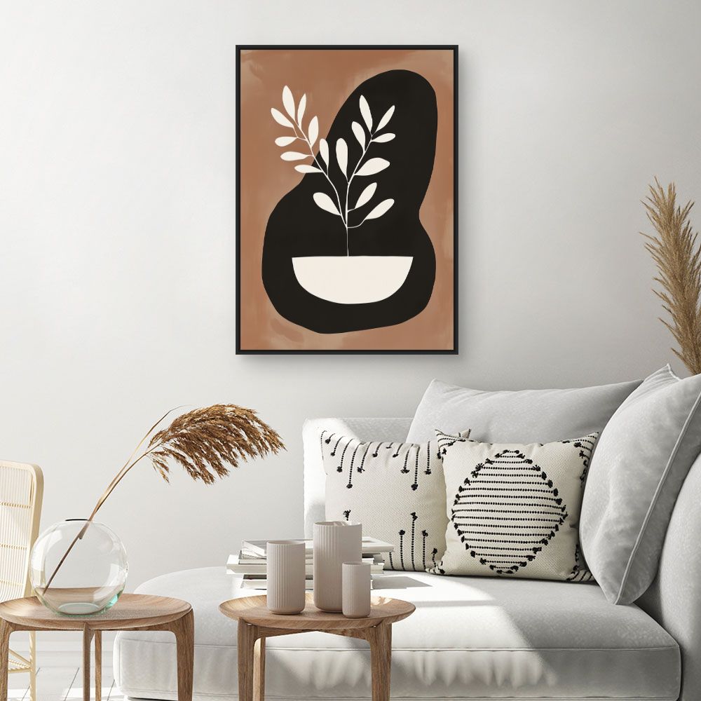 Toile "Plante minimaliste"