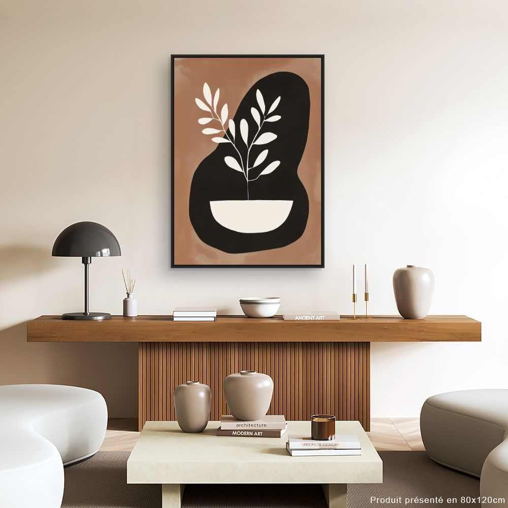 Toile "Plante minimaliste"