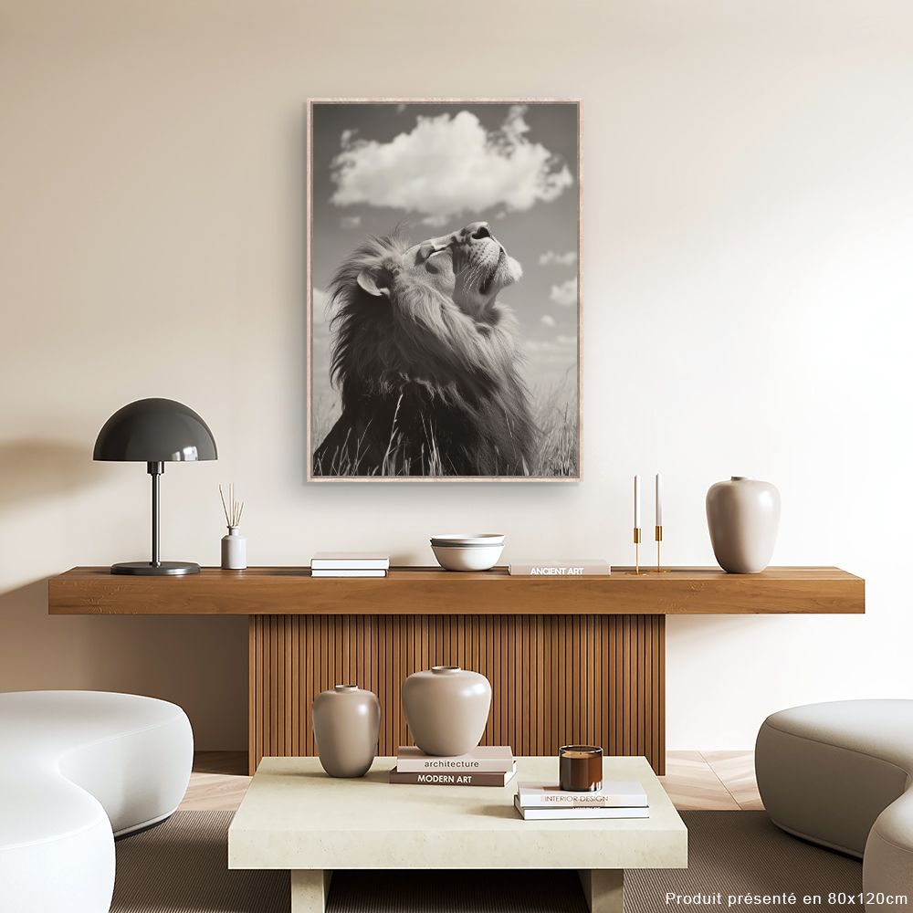 Toile "Lion majestueux"