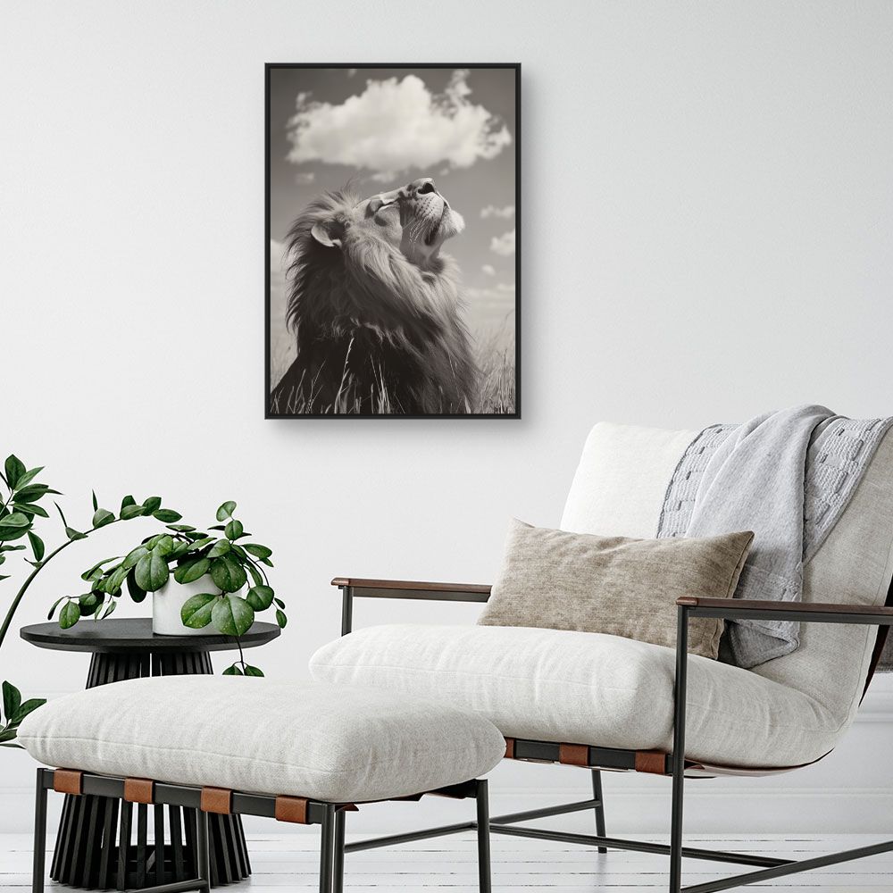 Toile "Lion majestueux"