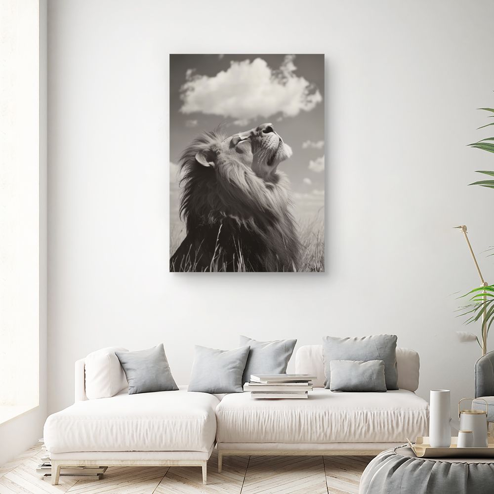 Toile "Lion majestueux"