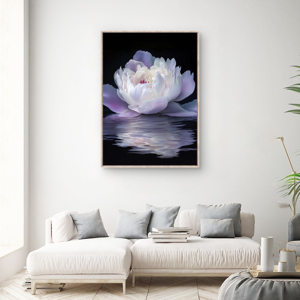 Toile "Fleur envoûtante"