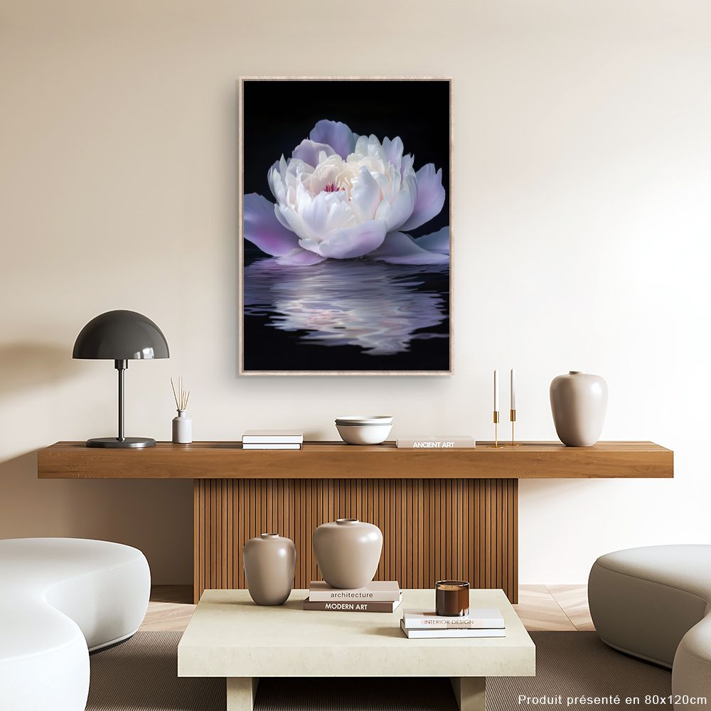 Toile "Fleur envoûtante"