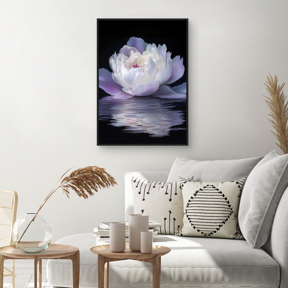 Toile "Fleur envoûtante"