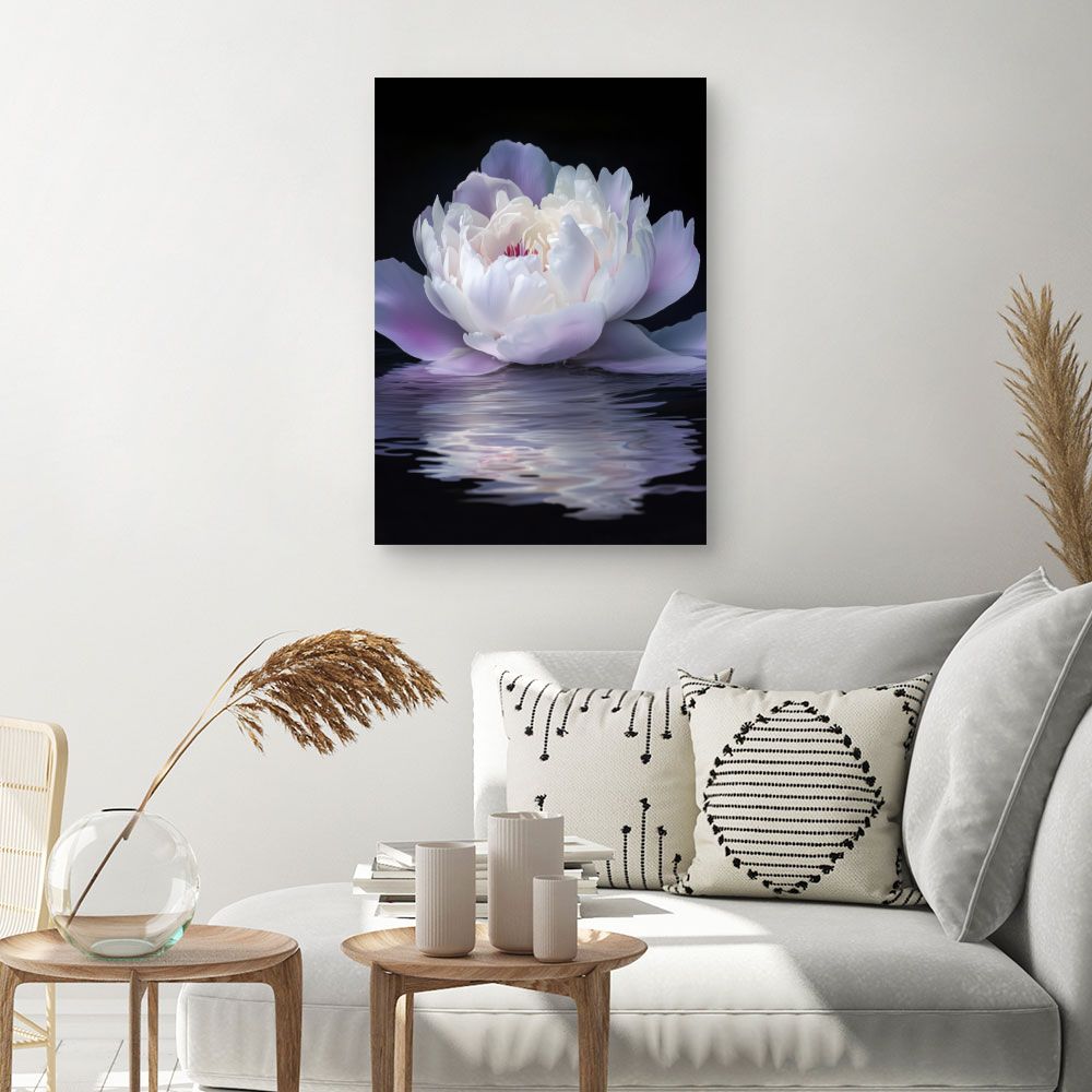 Toile "Fleur envoûtante"