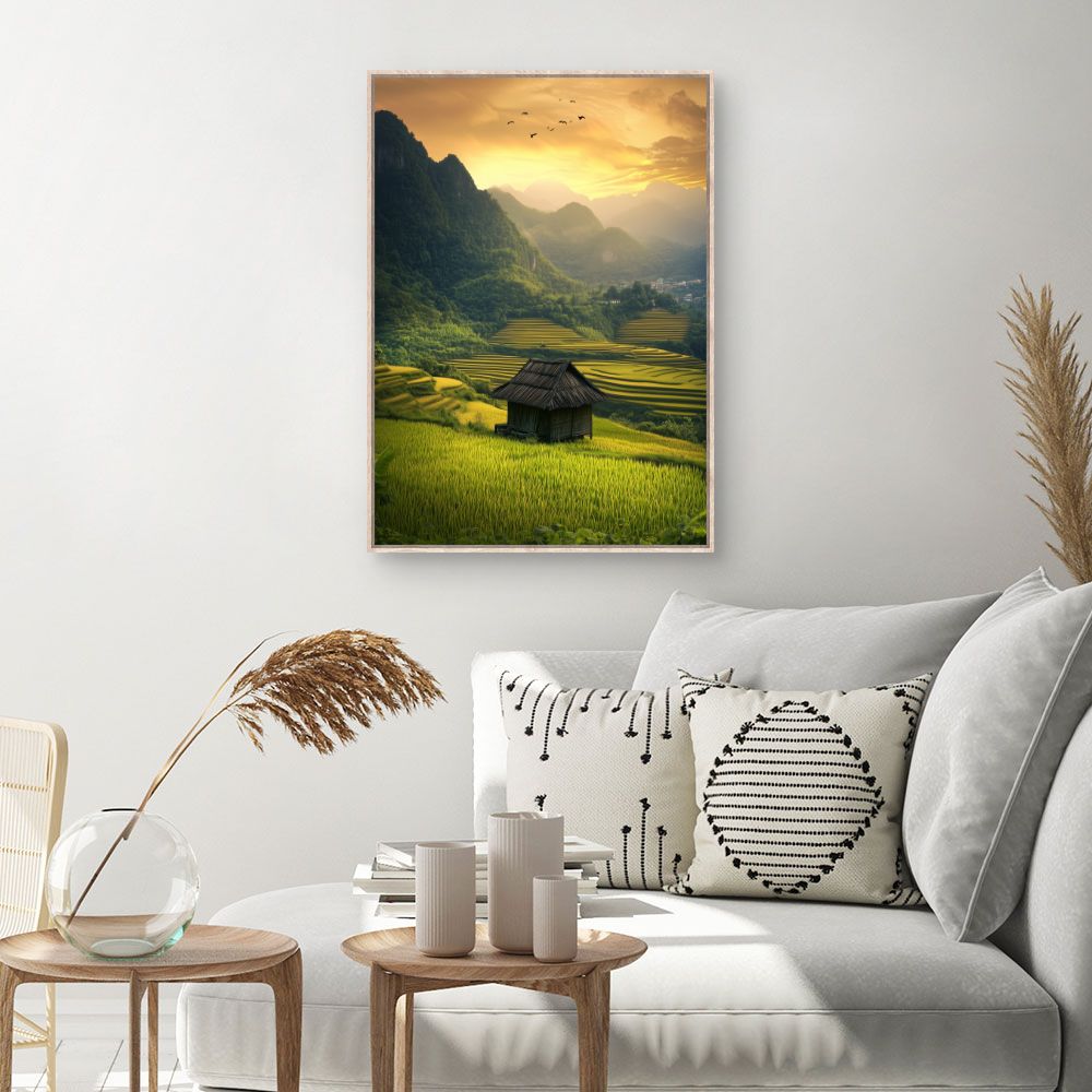 Toile Paysage serein – toile cadre naturel (slide 1, 60×90)