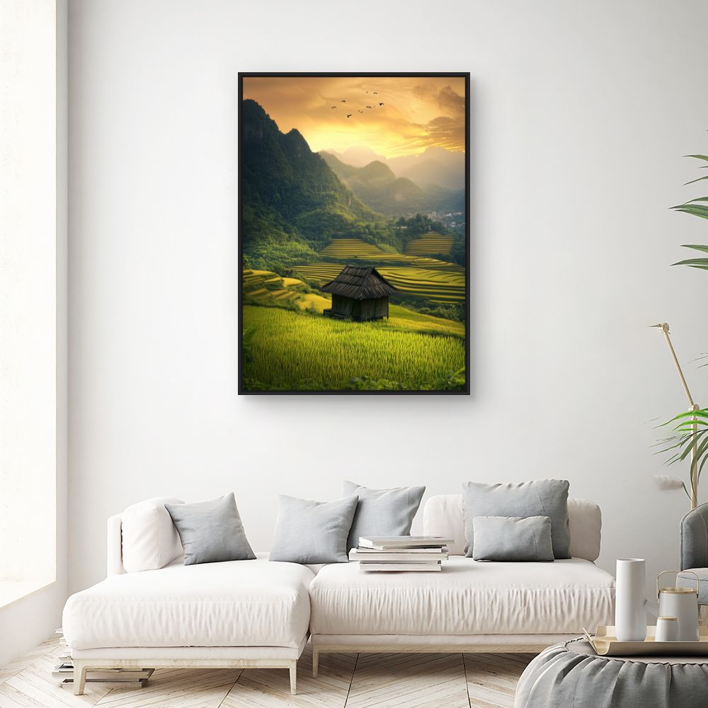 Toile "Paysage serein"