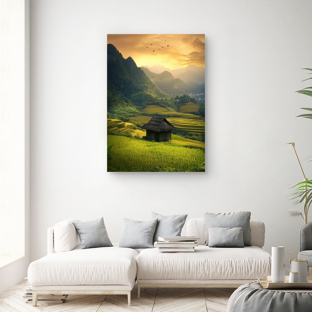 Toile "Paysage serein"