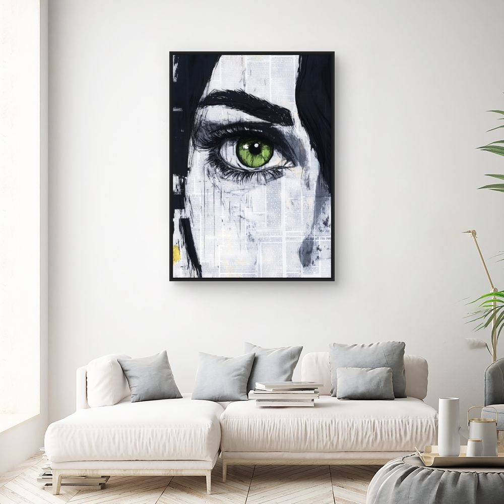 Toile "Regard captivant"