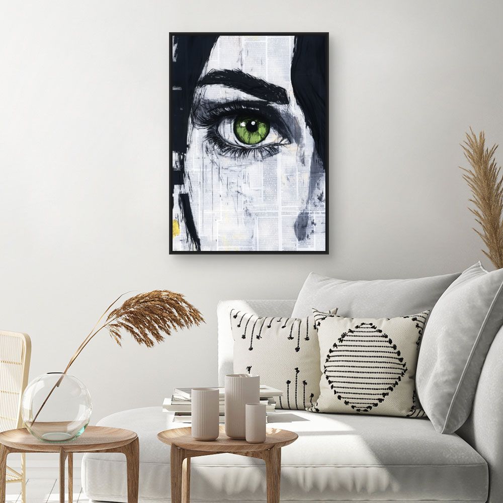 Toile "Regard captivant"