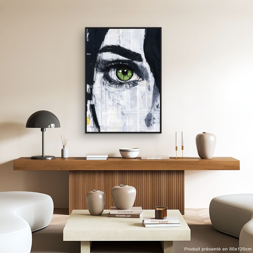 Toile "Regard captivant"