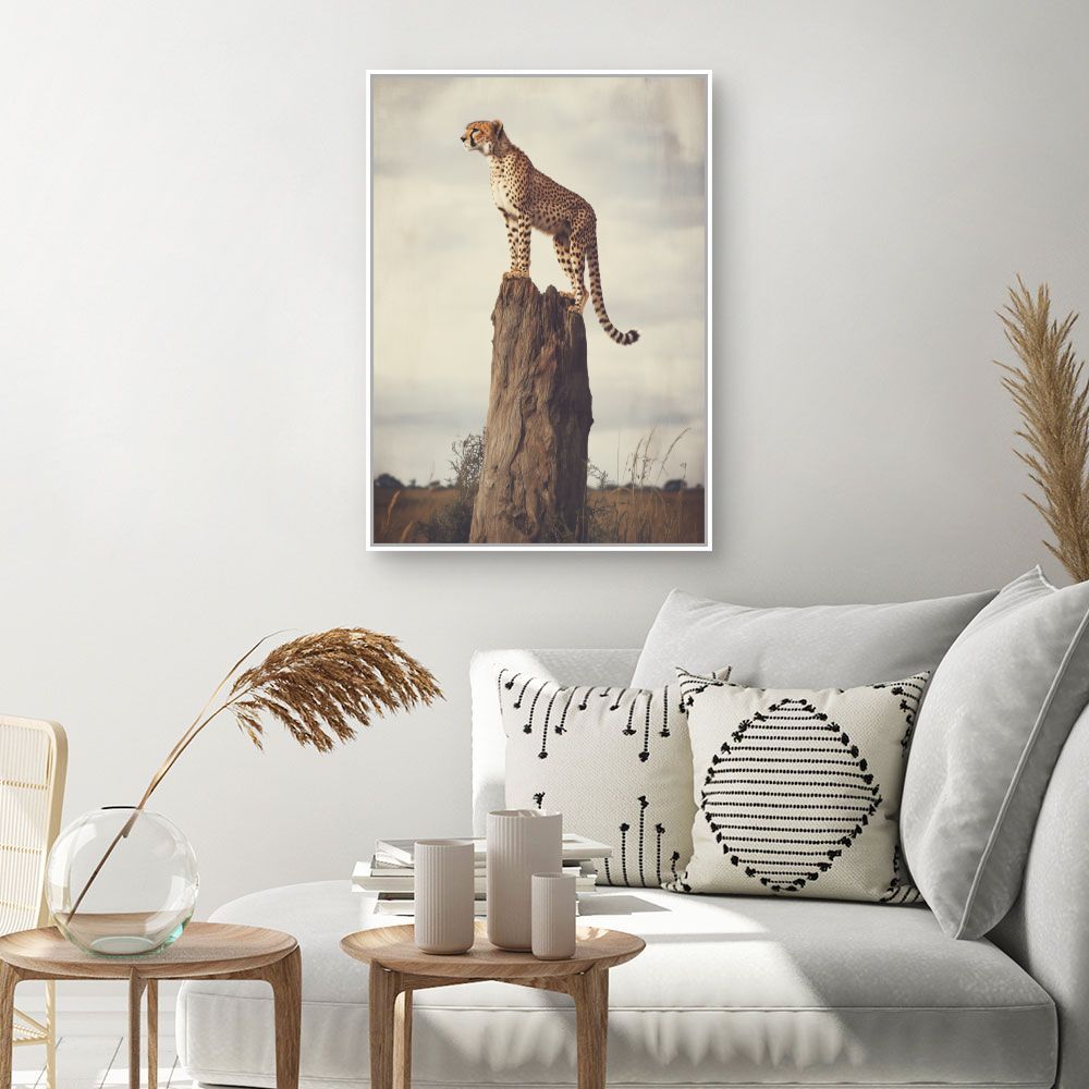 Toile "Guépard majestueux"