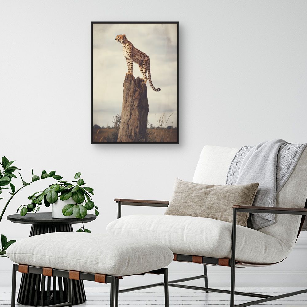 Toile "Guépard majestueux"
