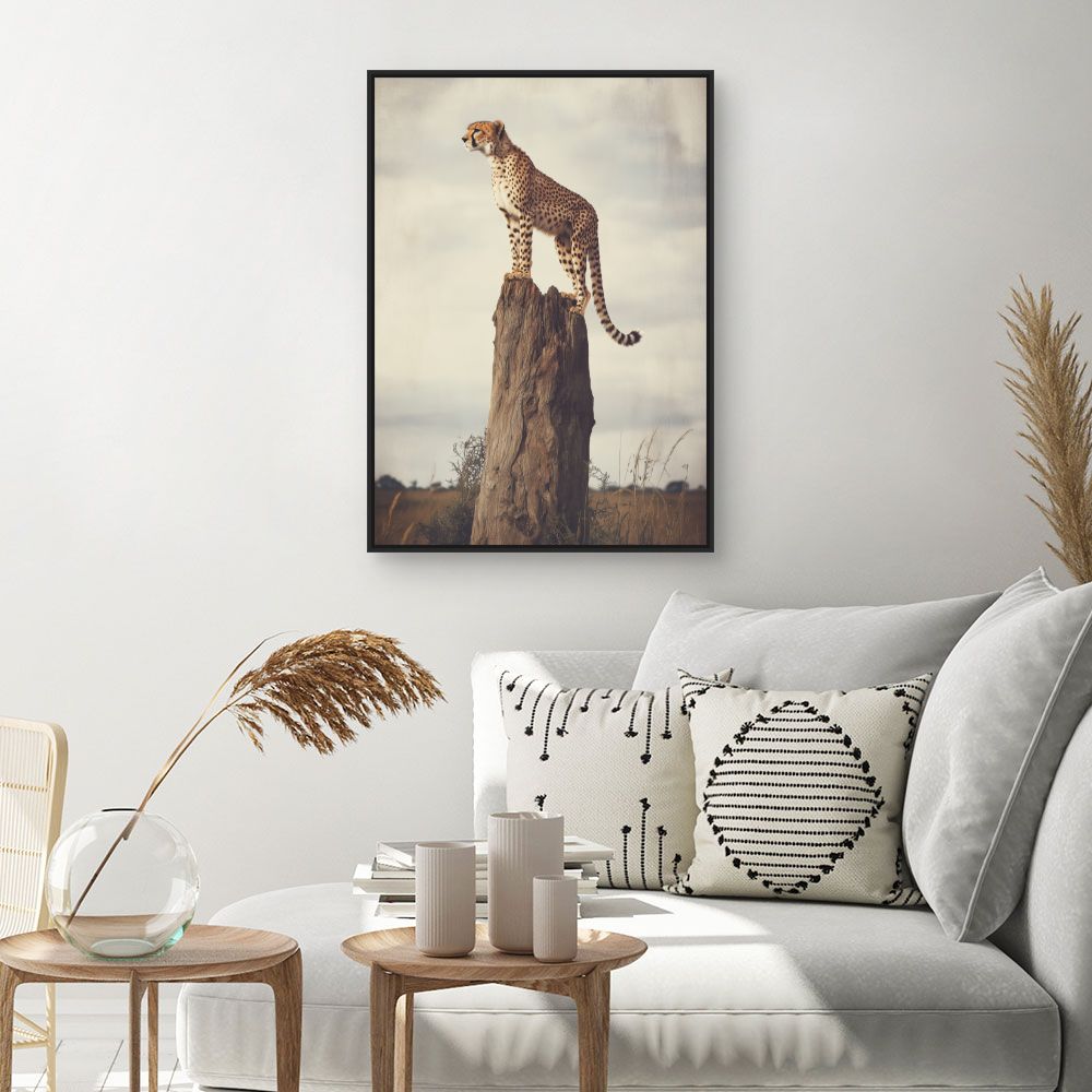 Toile "Guépard majestueux"