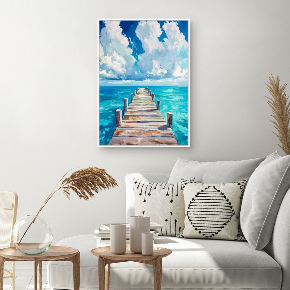 Toile "Pont vers l'horizon"