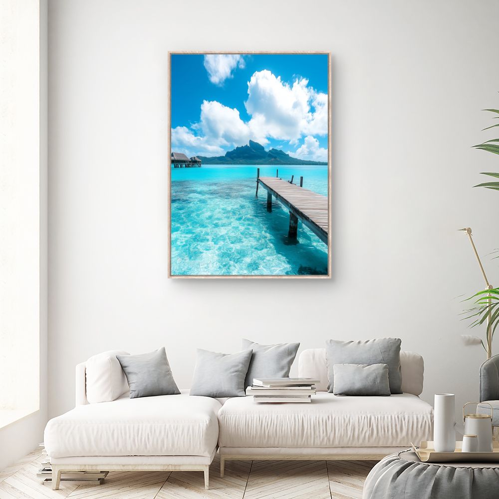 Toile "Lagons paradisiaques"