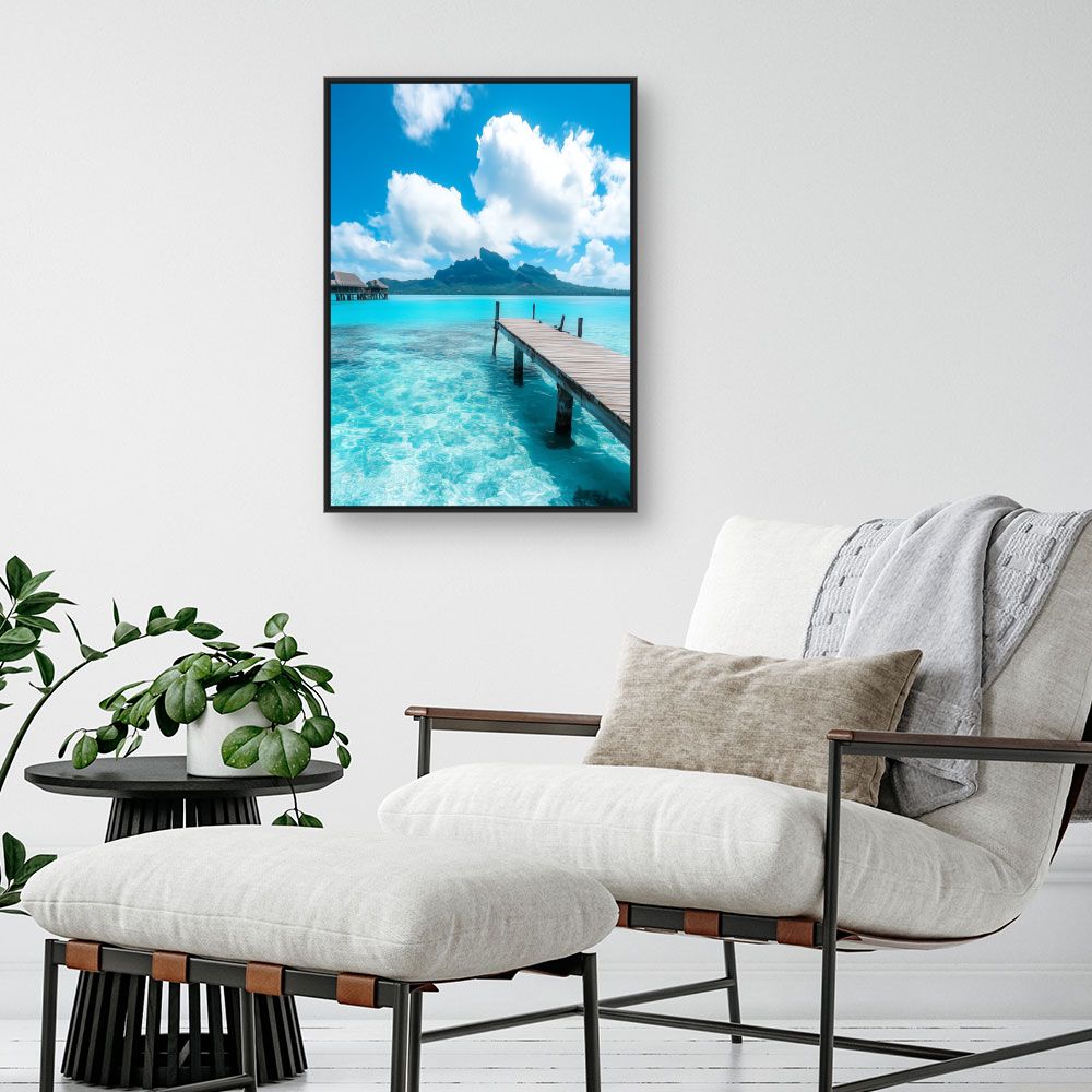 Toile "Lagons paradisiaques"