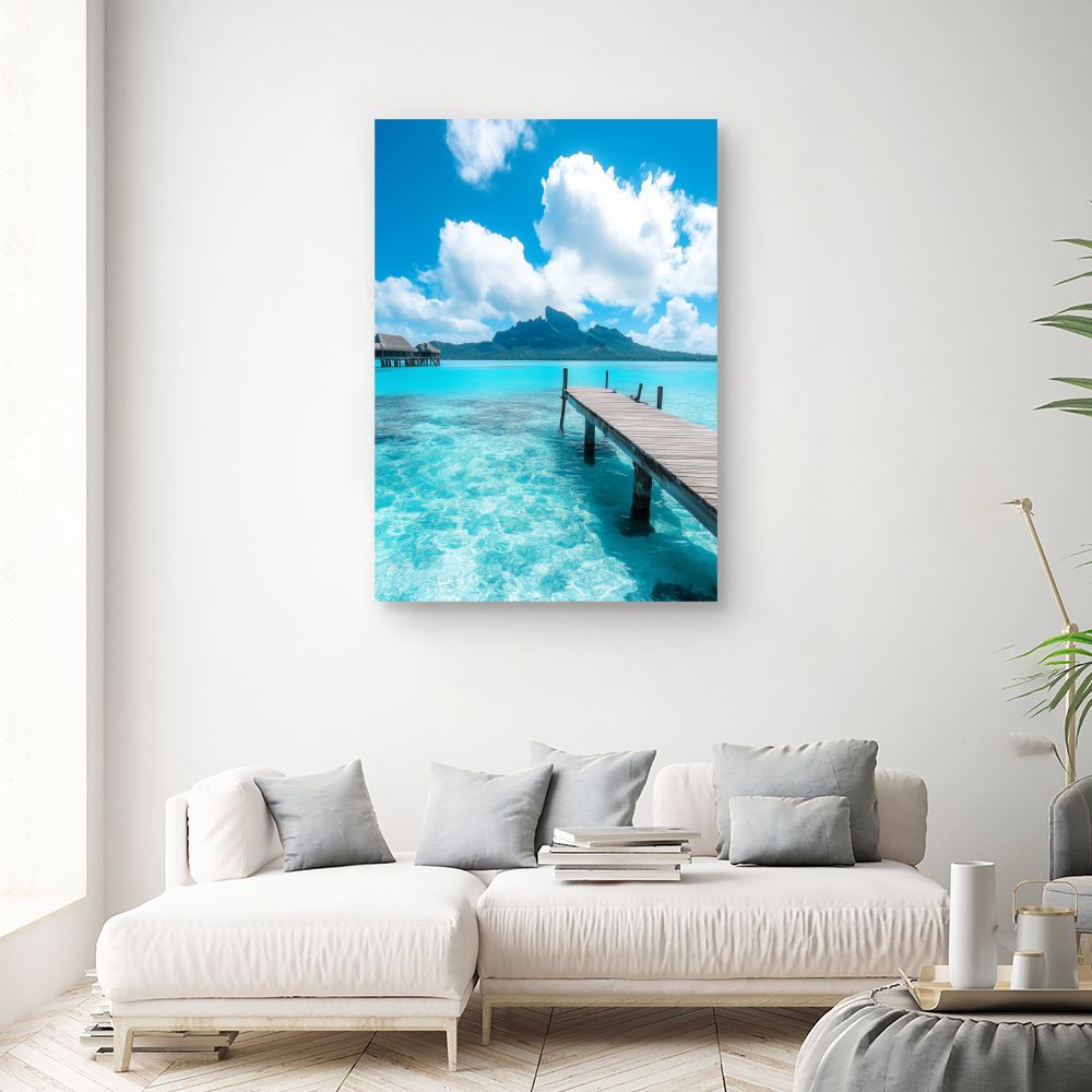 Toile "Lagons paradisiaques"