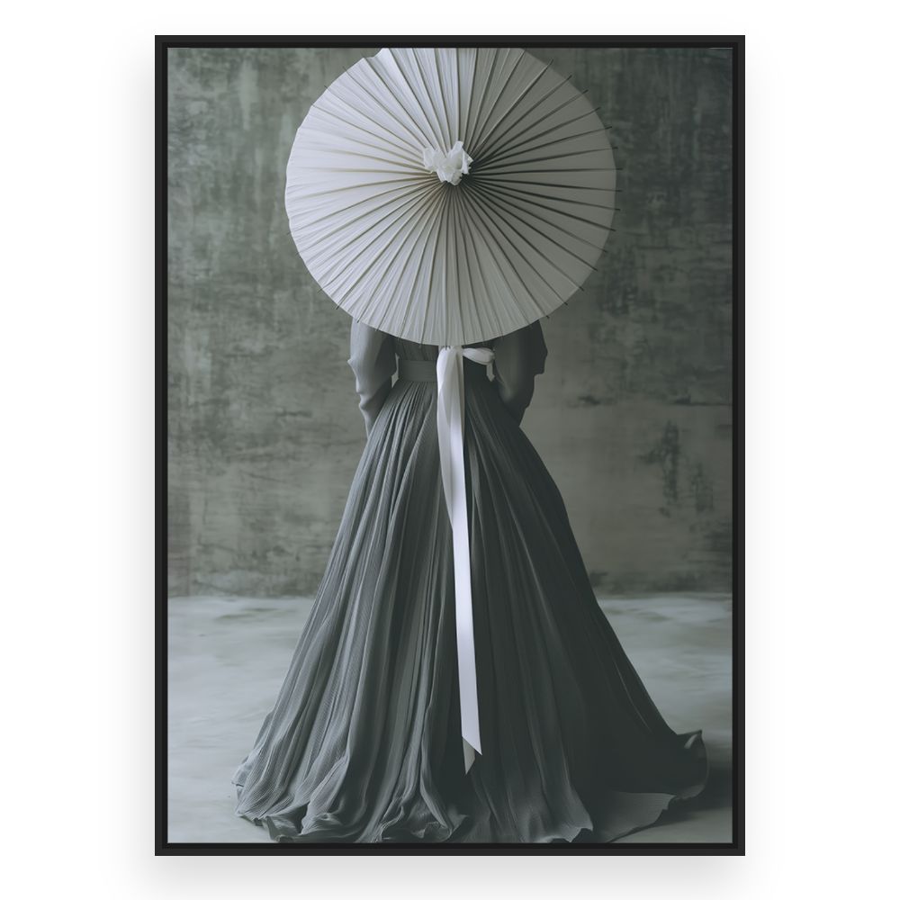 Toile Élégance mystérieuse – toile cadre noir (slide 3)