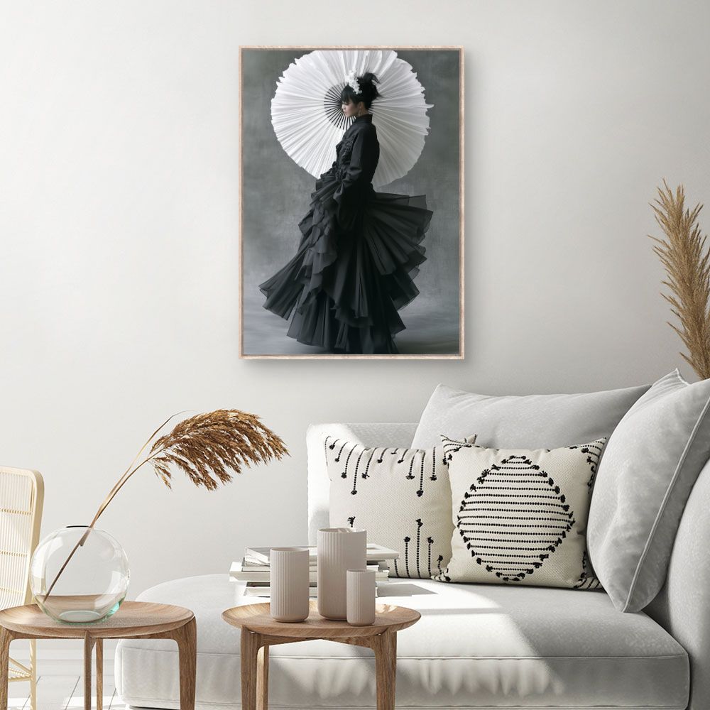 Toile Élégance en mouvement – toile cadre naturel (slide 1, 60×90)