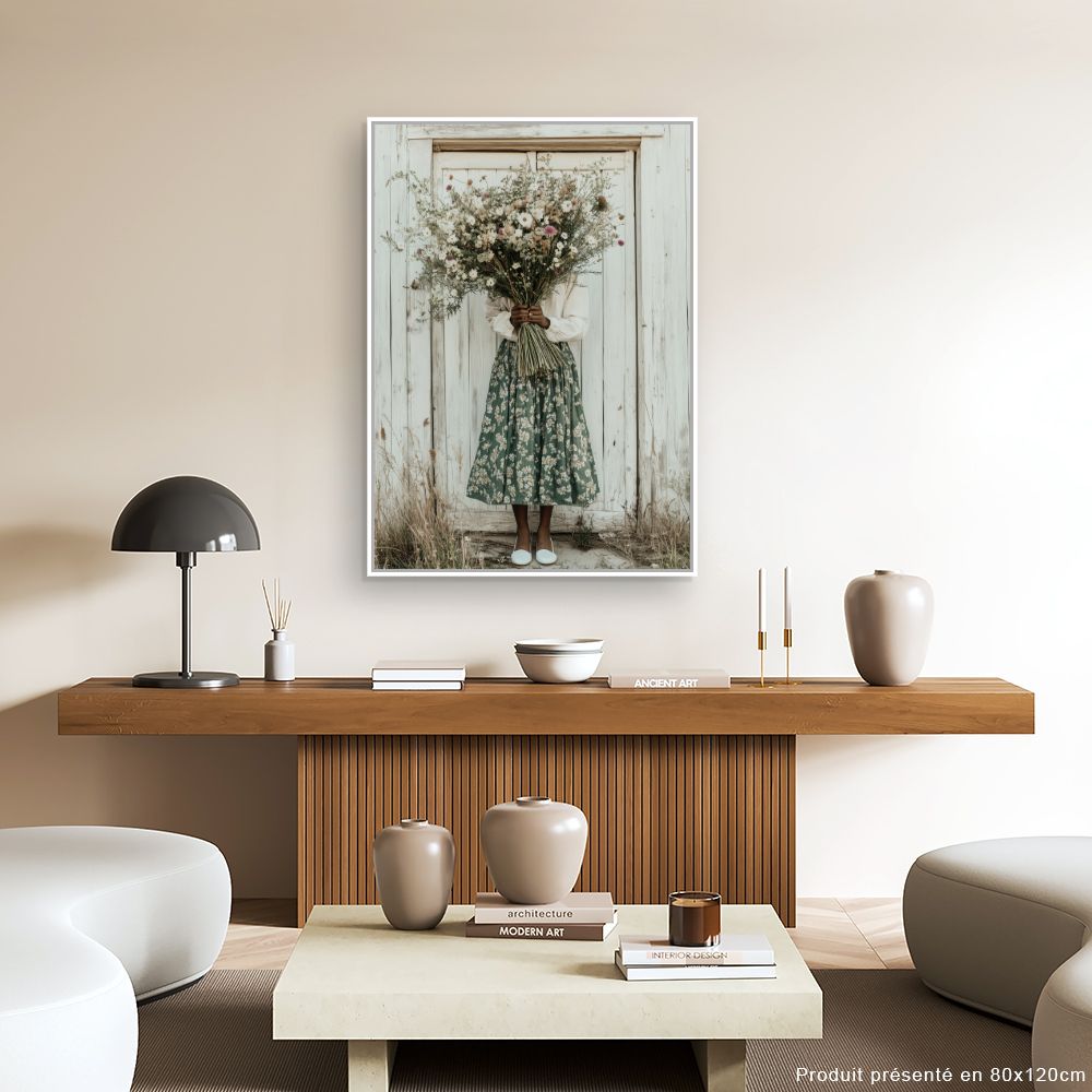 Toile "Bouquet champêtre éblouissant"