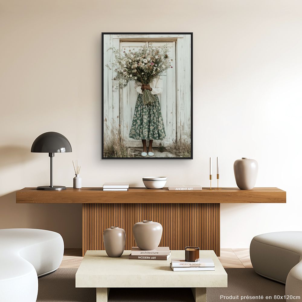 Toile "Bouquet champêtre éblouissant"