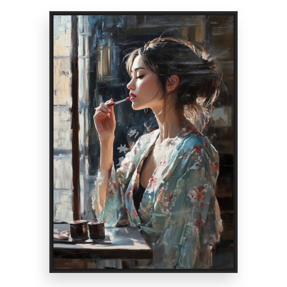 Toile Élégance asiatique – toile cadre noir (slide 3)