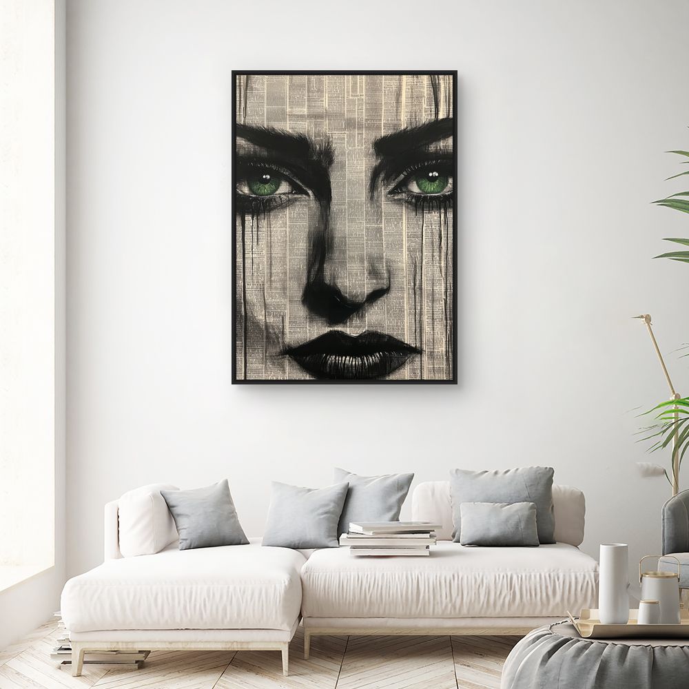 Toile "Regard perçant"