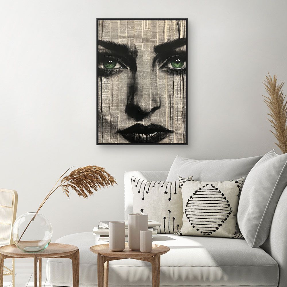 Toile "Regard perçant"