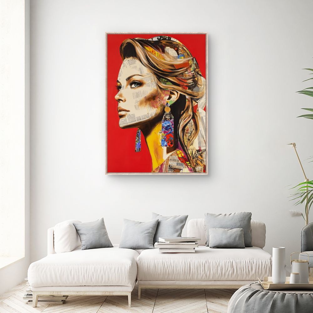 Toile "Portrait moderne"