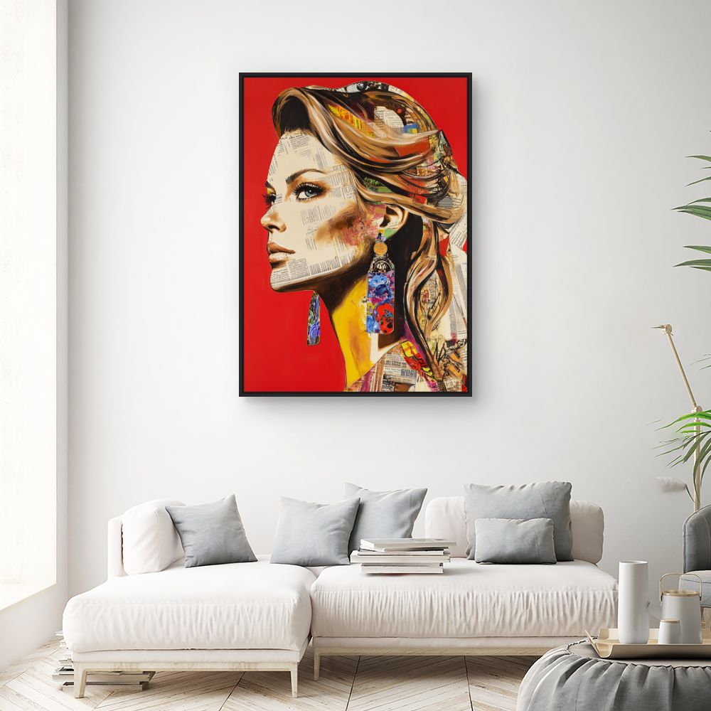 Toile "Portrait moderne"