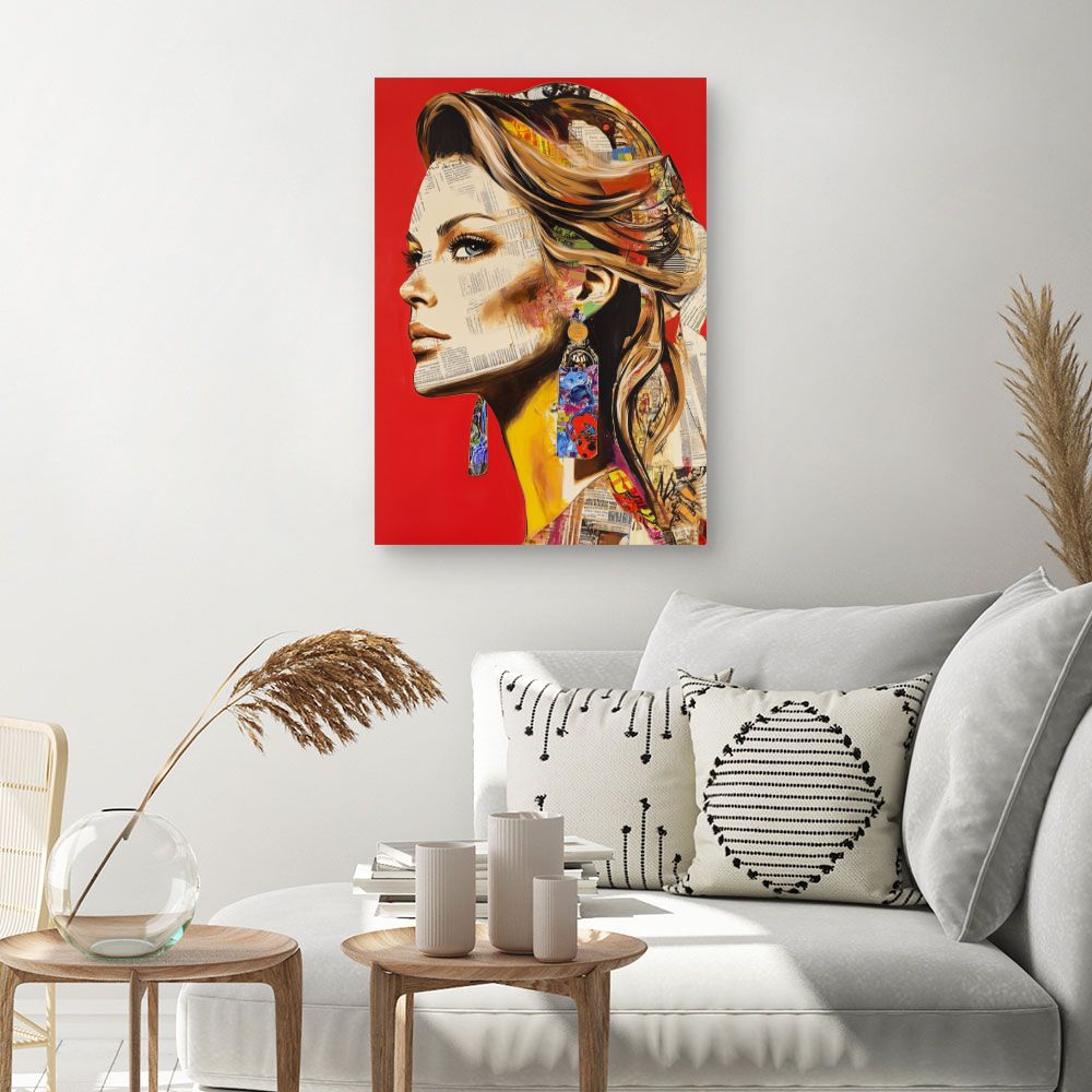 Toile "Portrait moderne"